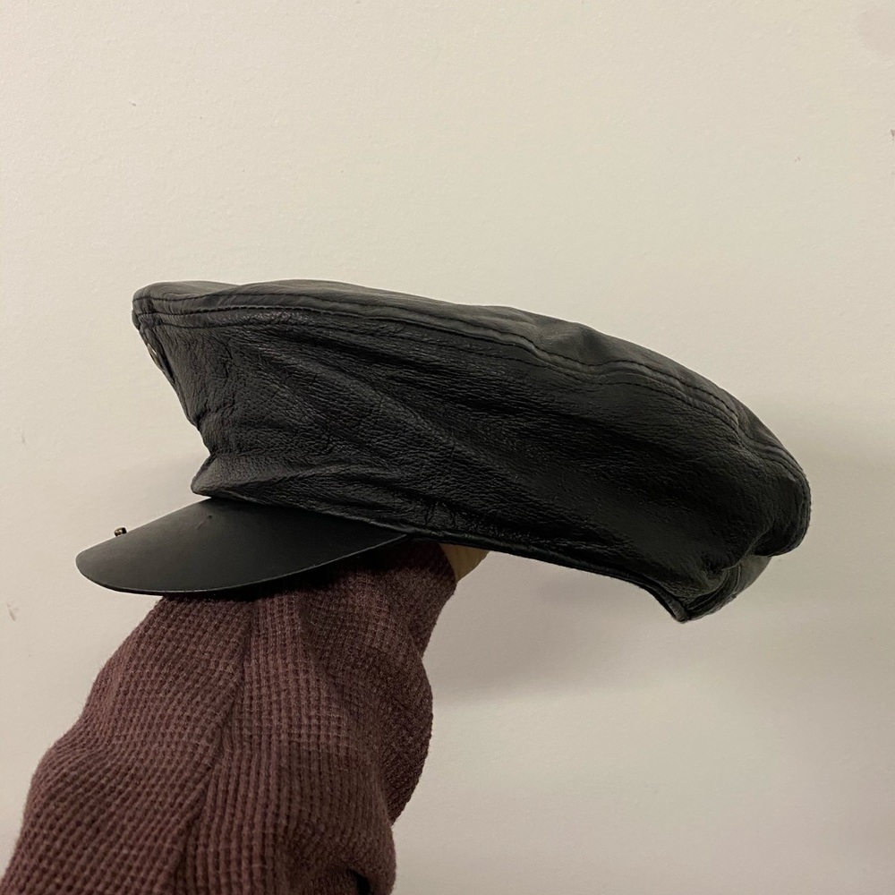 Harley Davidson motorcycle genuine leather hat